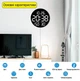 Часы Deepfox DS-5501 LED цифровые электронные настенные Будильник Дата Температура Влажность (диаметр 25,4см) белый - изображение 2