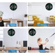 Часы Deepfox DS-5501 LED цифровые электронные настенные Будильник Дата Температура Влажность (диаметр 25,4см) зелёный - изображение 5