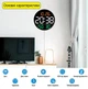 Часы Deepfox DS-5501 LED цифровые электронные настенные Будильник Дата Температура Влажность (диаметр 25,4см) разноцветный - изображение 2