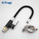 Смеситель для кухни Frap F4042 с гибким изливом, черный/хром - зображення 3