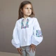 Сорочка вишиванка лляна для дівчинки Trendy Tot 03-01683 білий 134 см (9 років) - изображение 5
