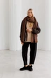 Женский вязаный шарф ART KNIT Winter Mood коричневый, 40x228см 042253 - изображение 6