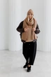 Женский вязаный шарф ART KNIT Winter Mood бежевый, 40x228см 042254 - изображение 11