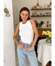 Майка вискозная белая, L ART KNIT 030503 - изображение 3