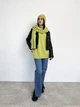 Вязаный женский шарф теплый ART KNIT яблочный, 42х190см 038226 - изображение 2