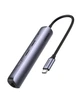 USB разветвитель Хаб Ugreen CM418 USB-C to 2*USB 3.0+HDMI+RJ45 Ethernet Adapter+PD (10919) - изображение 1