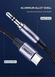 Кабель перехідник для навушників Ugreen AV143 Male to USB Type-C Audio Cable3.5mm Braided with Aluminum Shell - зображення 2