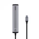USB-хаб BASEUS Hub mechanical eye 6 в 1 Серый (CAHUB-J0G) - изображение 3