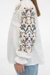 Дитяча лляна вишиванка для дівчинки Folk Moda 116 Білий (6033-302111167) - изображение 3