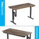 Стол с электрорегулировкой высоты OfficePro 1500 x 720 мм Dark Wood/Black (ODE1575DW) - изображение 4