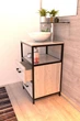 Тумба під умивальник в стилі лофт EcoLoft Савар DSP-1271-2 - зображення 3