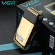 Электробритва-шейвер VGR V-356 сеточная, 2 бритвенные головки, с LED-дисплеем, с плавающими головками, IPX5 Черный с золотым - изображение 5