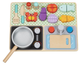 Drewniana kuchnia z akcesoriami Tooky Toy Zestaw Małego Kucharza (6972633378112) - obraz 4