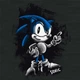 Світшот Sonic (Сонік) для чоловіків чорний XXL (ABYSWE035XXL) - зображення 2