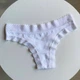 Женские трусы стринги Ouno 6210 с кружевом, Белые S/M - изображение 3