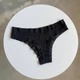 Женские трусы стринги Ouno 6210 с кружевом, Черные L/XL - изображение 2