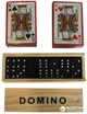 Набор Duke домино в деревянном пенале, 2 колоды игральных карт (DN26726) (2000020241825) - изображение 1
