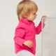 Кофта флісова на блискавці для дівчаток Trendy Tot 03-01379 рожевий 86 см (18 мiс.) - изображение 4