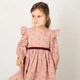 Фланелеве плаття для дівчинки з довгим рукавом Trendy Tot 03-01300 пудровий 116 см (6 років) - изображение 5