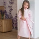 Халат дитячий на запах з кишенями унісекс вафельний Trendy Тot 03-01272 рожевий 86 см (18 мiс.) - изображение 1