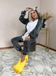 Пижама кигуруми Лемур Серый Kigurumi kcr0084 L (169-179 см) - изображение 10