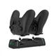 Двойная зарядная dock станция DOBE подставка для двух геймпадов Microsoft Xbox Series S,X / DualSense Sony PlayStation PS5 (PS5 / PS5 Digital Edition) / Nintendo Switch c LED индикаторами статуса зарядки - изображение 6
