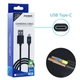 Зарядний кабель DOBE 3м USB / USB Type-C для геймпада DualSense Sony PlayStation PS5 / PS5 Digital Edition / Microsoft Xbox Series S,X / Nintendo Switch з LED підсвічуванням статусу зарядки - зображення 6