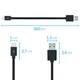 Акумуляторна батарея 1200 mAh та зарядний кабель DOBE 3м USB/USB Type-C для геймпаду Microsoft Wireless Controller консолі Xbox Series S | X з LED підсвічуванням статусу заряджання - зображення 6