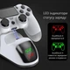 Подвійна зарядна dock станція BEBONCOOL підставка для двох контролерів Dualshock 4 PS4 PRO / PS4 Slim / PS4 Fat c LED індикаторами статусу зарядки геймпада - зображення 2