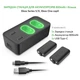 Зарядна dock станція DOBE з двома акумуляторними батареями об'ємом 800 mAh для геймпада Microsoft Wireless Controller консолі Xbox Series X|S, Xbox One X / Xbox One S / Xbox One с LED з підсвічуванням статусу зарядки - зображення 2