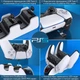 Подвійна зарядна док станція OIVO підставка для двох геймпадів DualSense Sony PlayStation PS5 / PS5 Digital Edition з LED індикаторами статусу зарядки - зображення 4