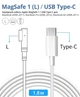 Зарядний кабель USB Type-C / MagSafe 1 (L-тип) 45W|60W|85W|100W для MacBook (2006-2011), MacBook Pro (2006-2012), MacBook Air (2008–2011) - зображення 1