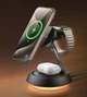 Беспроводная магнитная зарядная 3в1 док станция Mcdodo 22.5W для iPhone с поддержкой MagSafe / часов Apple Watch / наушников AirPods с MagSafe / Лампа-ночник - изображение 4