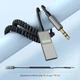 Беспроводной ресивер-кабель Mcdodo USB-A / Audio наушники 3,5 мм (mini-jack) / AUX в автомобиле / Bluetooth 5.1 / адаптер-аудиоприемник с макс. длиной 170 см - изображение 7