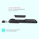 Бездротовий презентер BEBONCOOL + лазерна указка ручка з USB-A 2.4GHz ресивером (у комплекті) для презентацій у Windows 11, 10, 8, 7, MacOs, Linux - зображення 6