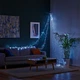 Уличная светодиодная гирлянда 100 м 1000 LED с солнечной батареей и пультом, 8 режимов, белый свет - изображение 4
