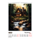Календарь настенный А2 BuroMax Fairytale landscapes "Казкові пейзажі" 2026 200 г/м2 13 листов на пружине (BM.210651) - изображение 7