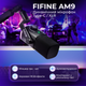 Микрофон динамический Fifine AM9 XLR/USB Black - изображение 13