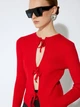 Кардиган женский Koton 5WAK90609HT XL Красный (8684630084405) - изображение 4