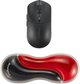 Підставка під зап'ястя Kensington Slim Duo Gel Mouse Wrist Rest Red (K62440WW) - зображення 2
