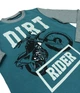 Кофта для мальчика Robinzone КФ 386 Dirt rider 152 см бирюза+меланж - изображение 2