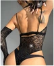 Боді сексуальний зі стразами Honey Fashion Accessories One size чорний (1145) - зображення 3