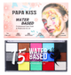 Краски для аквагрима Papa Kiss набор для рисования на лице и теле 15 цветов водорастворимый (SVS) - изображение 1