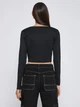 Пуловер женский Koton 3WAK90202HT XL Черный (8683352756898) - изображение 2