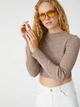 Джемпер женский Koton 3WAK90067HT XS Светло-коричневый (8683351537641) - изображение 4