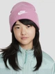 Детская демисезонная шапка-бини для девочки Nike K Nk Peak Beanie Tc Fut HF5498-646 54-56 Розовая (197596159677) - изображение 4