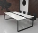 Стіл для конференц-залу Mister Loft Брюсель Glass Line на 8-10 осіб Дуб Харбор Золотий/Чорний 240x120 см Дуб Харбор Золотий - Чорний - изображение 1