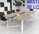 Стіл для переговорів Mister Loft Бруклін Glass Line 275*140 на 10-12 осіб Бетон - Сірий (55730485) - изображение 2