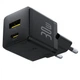 Зарядний Пристрій Baseus Palm Fast Charger 30W (Type-C+USB) + кабель Type-C-Type-C 60W (1m) black - зображення 3