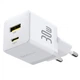 Зарядное Устройство Baseus Palm Fast Charger 30W (Type-C+USB) white - изображение 7